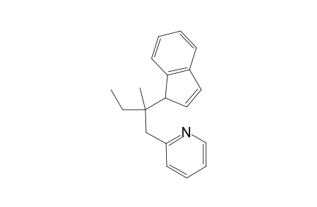 2-(2-Indenyl-2-methylbutyl)pyridine