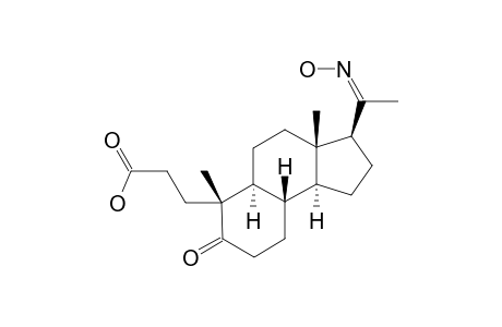 20-HYDROXYIMINO-5-OXO-A-NOR-3,5-SECO-PREGNAN-3-OIC-ACID