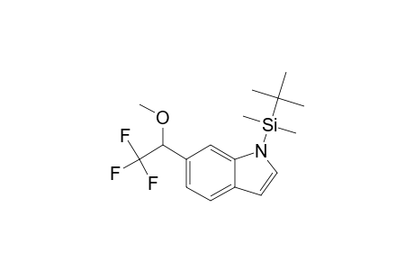 1-(TERT.-BUTYLDIMETHYLSILYL)-6(-2,2,2-TRIFLUORO-1-METHOXYETHYL)-1H-INDOLE