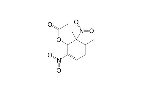 5,6-DIMETHYL-2,6-DINITRO-CYCLOHEXA-2,4-DIENYL-ACETATE