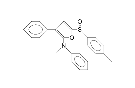 2-(N-Methyl-anilino)-3-phenyl-5-P-tolylsulfinyl-furan