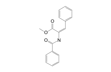 METHYL-(E)-2-(N-BENZOYLAMINO)-3-PHENYLPROPENOATE;MINOR_ISOMER