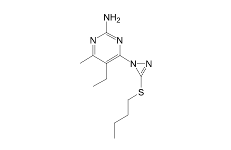 2-Pyrimidinamine, 4-[3-(butylthio)-1H-1,2-diazirin-1-yl]-5-ethyl-6-methyl-