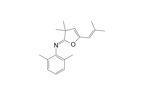 2,6-DIMETHYL-N-(3,3-DIMETHYL-5-(2-METHYL-1-PROPENYL)-2(3H)-FURANYLIDENE)-BENZENAMINE