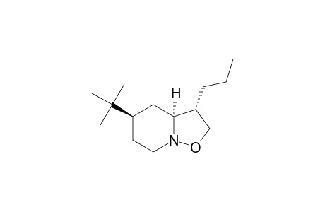 2H-Isoxazolo[2,3-a]pyridine, 5-(1,1-dimethylethyl)hexahydro-3-propyl-, (3.alpha.,3a.alpha.,5.beta.)-(.+-.)-