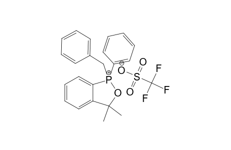 1-BENZYL-1-PHENYL-3,3-DIMETHYL-3H-2,1-BENZOXAPHOSPHOLIUM-TRIFLUOROMETHANESULFONATE