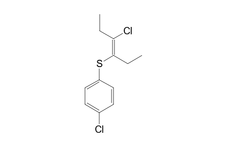 (E)-3-(4-CHLOROBENZENESULFENYL)-4-CHLORO-3-HEXENE