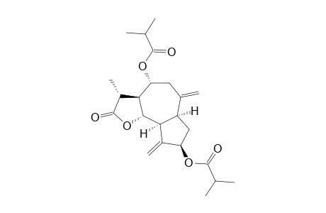 11-BETA,13-DIHYDRODEACYLCYNAROPICRIN-DIISOBUTYRATE;3-BETA,8-ALPHA-DIISOBUTYRYLOXYGUAIA-4(15),10(14)-DIEN-1-ALPHA,5-ALPHA,6-BETA,11-BETA-H-12