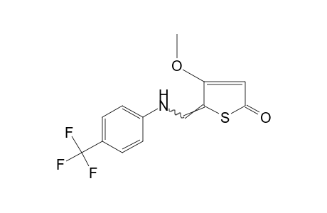 4-METHOXY-5-[(alpha,alpha,alpha-TRIFLUORO-p-TOLUIDINO)METHYLENE]-2(5H)-THIOPHENONE