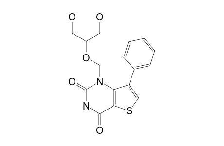 1-[2-HYDROXY-1-(HYDROXYMETHYL)-ETHOXYMETHYL]-7-PHENYL-THIENO-[3,2-D]-PYRIMIDINE-2,4-DIONE