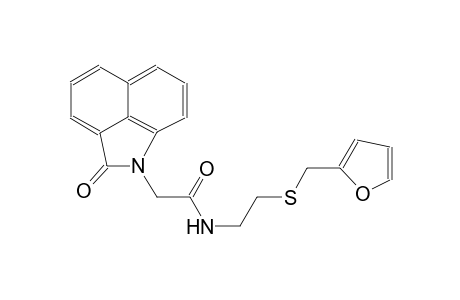 N-{2-[(2-furylmethyl)sulfanyl]ethyl}-2-(2-oxobenzo[cd]indol-1(2H)-yl)acetamide