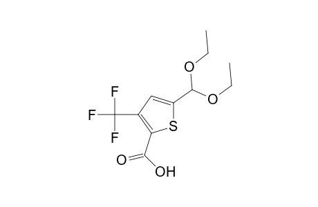 5-(Diethoxymethyl)-3-(trifluoromethyl)-thiophene-2-carboxylic acid