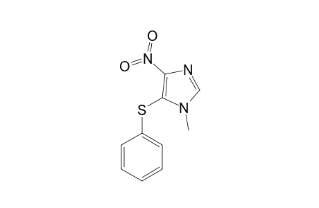 1-METHYL-4-NITRO-5-PHENYLTHIOIMIDAZOLE