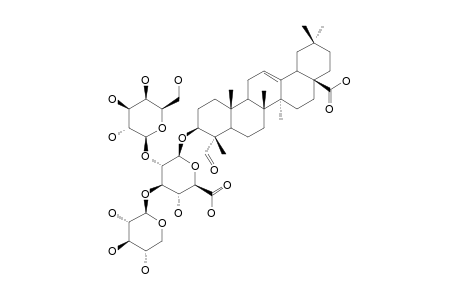 3-O-BETA-[GALACTOPYRANOSYL-(1->2)-[XYLOPYRANOSYL-(1->3)]-GLUCURONOPYRANOSYL]-GYPSOGENIN