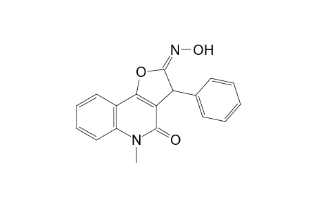 (E)-2-(Hydroxyimino)-5-methyl-3-phenyl-2,3-dihydrofuro[3,2-c]quinolin-4(5H)-one