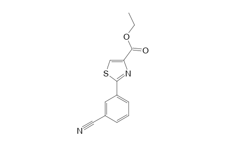 1-CYANO-3-[2-(4-CARBETHOXY)-THIAZOLYL]-BENZENE