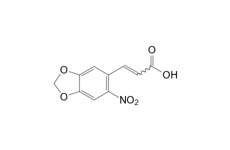 4,5-(methylenedioxy)-2-nitrocinnamic acid