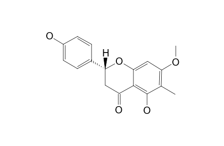 4',5-DIHYDROXY-7-METHOXY-6-METHYLFLAVANONE