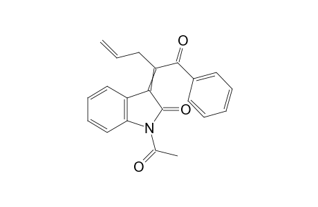 1-acetyl-3-(1-benzoylbut-3-enylidene)indolin-2-one