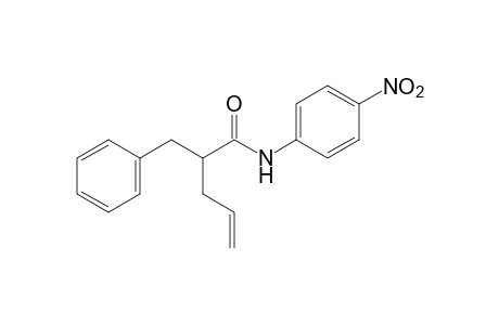 2-benzyl-p-nitro-4-pentenanilide