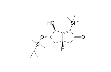 (5S,7S,8S)-7-(tert-Butyldimethylsilyl)-8-hydroxy-2-(trimethylsilyl)bicyclo[3.3.0]oct-1-en-3-one