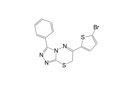 6-(5-bromo-2-thienyl)-3-phenyl-7H-[1,2,4]triazolo[3,4-b][1,3,4]thiadiazine