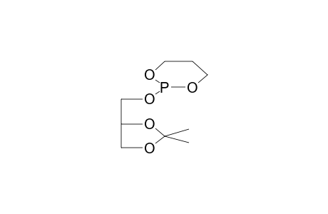 2-(D,L-2,3-ISOPROPYLIDENDIOXY-1-PROPOXY)-1,3,2-DIOXAPHOSPHORINANE