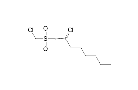 CHLOROMETHYL 2-CHLORO-1-OCTENYL SULFONE