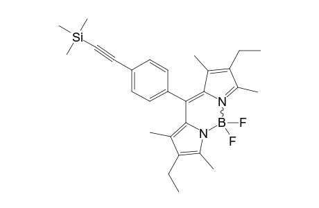 4,4-DIFLUORO-8-(4'-TRIMETHYLSILYLETHYNYLPHENYL)-1,3,5,7-TETRAMETHYL-2,6-DIETHYL-4-BORA-3A,4A-DIAZA-S-INDACENE