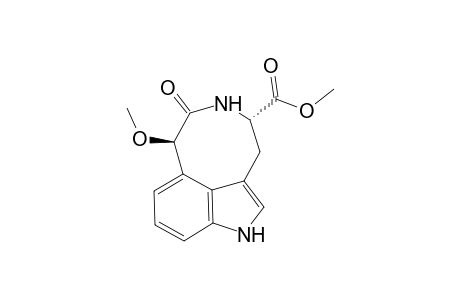 (4S,7R)-1,3,4,5,6,7-Hexahydro-7-methoxy-6-oxopyrrolo[4,3,2-fg][3]benzazocine-4-carboxylic acid methyl ester