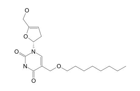 (S)-1-(2,3-DIHYDRO-5-HYDROXY-METHYL-FURAN-2-YL)-5-(OCTYLOXY-METHYL)-URACIL