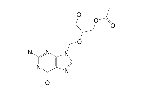 9-[(3-ACETOXY-1-HYDROXY-2-PROPOXY)-METHYL]-GUANINE