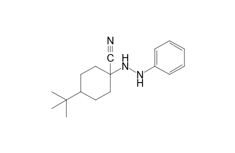 4-tert-butyl-1-(2-phenylhydrazino)cyclohexanecarbonitrile