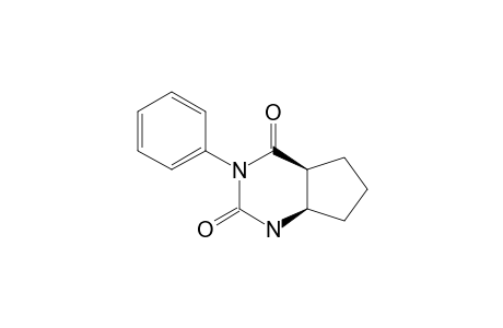 CIS-9-PHENYL-1,2,3,4A,5,6,7,7A-OCTAHYDRO-CYCLOPENTA-[D]-PYRIMIDINE-2,4-DIONE