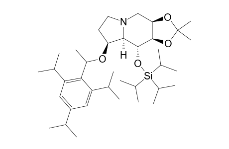 (3AR,8S,8AR,9R,9AR)-2,2-DIMETHYL-8-[(R)-1-(2,4,6-TRIISOPROPYLPHENYL)-ETHOXY]-9-(TRIISOPROPYLSILYLOXY)-OCTAHYDRO-[1,3]-DIOXOLO-[4,5-F]-INDOLIZINE