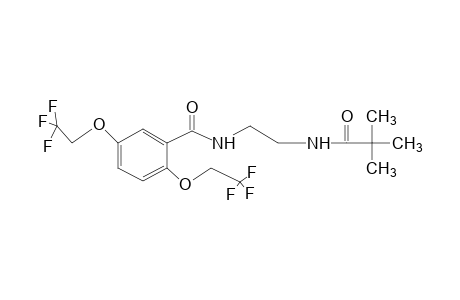 2,5-BIS(2,2,2-TRIFLUOROETHOXY)-N-(2-PIVALAMIDOETHYL)BENZAMIDE