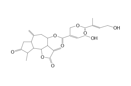 2-BUTENOIC ACID, 4-HYDROXY-2-[[(4-HYDROXY-2-METHYL-1-OXO-2-BUTENYL)OXY]METHYL]-DODECAHYDRO-9-METHYL-3,6-BIS(METHYLENE)-2,8-DIOXOAZULENO[4,5-B]FURAN-4-YL-ESTER