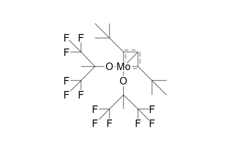 1,1-Bis(1,1-bis[trifluoromethyl]-ethoxy)-2,4-di-tert-butyl-1-molybdena-cyclobutadiene