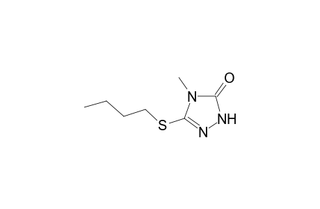 4-Methyl-3-butylthio-.delta.(2)-1,2,4-triazolin-5-one