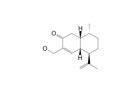 (5S,6S,9S,10S)-15-HYDROXYCADINA-3,11-DIEN-2-ONE