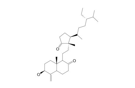 SWINHOSTEROL-A;(24S)-3-BETA-HYDROXY-24-ETHYL-4-METHYLENE-5-ALPHA-8,14-SECOCHOLESTANE-8,14-DIONE