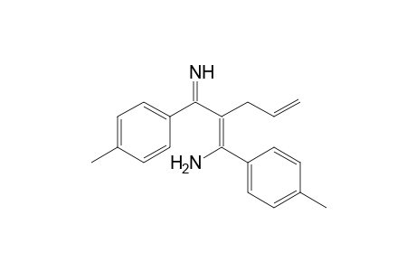 4-Amino-3-allyl-2,4-bis(4-tolyl)-1-azabuta-1,3-diene