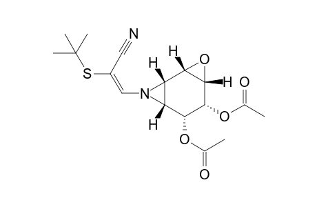 (1S,2S,4S,5R,6R,7R)-5,6-Diacetoxy-8-(E,Z-2'-cyano-2'-tert-butylmercaptoethenyl)-8-aza-3-oxatricyclo[5.1.0.0(2,4)]octane