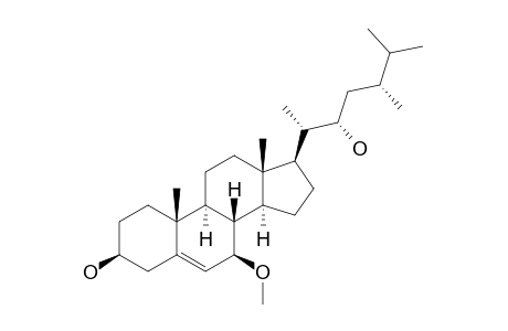 SCHLEICHERASTATIN-4;3-BETA,22-ALPHA-DIHYDROXY-7-BETA-METHOXY-24-ALPHA-METHYL-CHOLEST-5-ENE