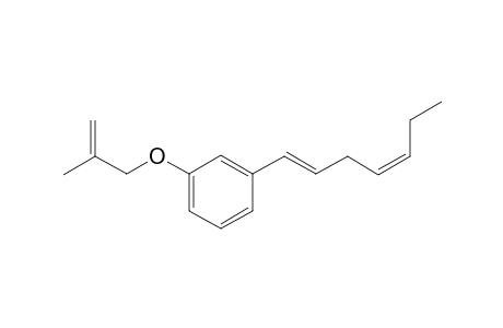 1-((1E,4Z)-hepta-1,4-dien-1-yl)-3-((2-methylallyl)oxy)benzene