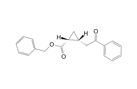 (1R,2R)-(+-)-Benzyl 2-(2-oxo-2-phenylethyl)cyclopropane-1-carboxylate