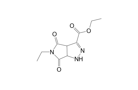 pyrrolo[3,4-c]pyrazole-3-carboxylic acid, 5-ethyl-1,3a,4,5,6,6a-hexahydro-4,6-dioxo-, ethyl ester