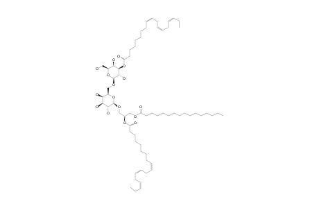 (2S)-1-O-PALMITOYL-2-O-LINOLENOYL-3-O-[ALPHA-D-GALACTOPYRANOSYL-(1''->6')-(3''-O-LINOLENOYL)-BETA-D-GALACTOPYRANOSYL]-GLYCEROL