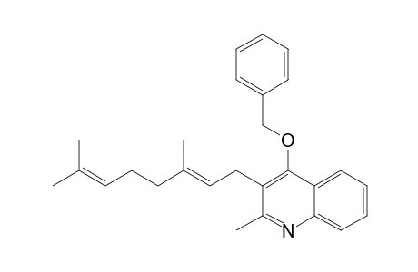 4-BENZYLOXY-3-GERANYL-2-METHYL-QUINOLINE