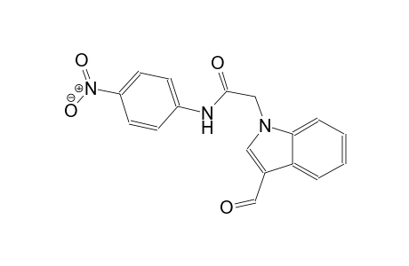 2-(3-formyl-1H-indol-1-yl)-N-(4-nitrophenyl)acetamide